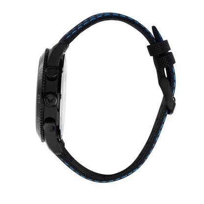 ساعة سيكتور 270 رجالية 45 مم جلد أسود